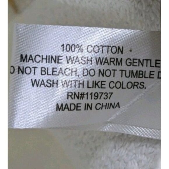 Autumn Leaves Kitchen Hand Towel Set 100% Cotton NWT Gold & Ivory - Picture 3 of 3